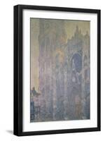 Rouen Cathedral, Harmony in White, Morning Light, 1894-Claude Monet-Framed Premium Giclee Print