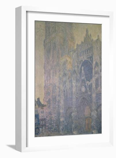 Rouen Cathedral, Harmony in White, Morning Light, 1894-Claude Monet-Framed Premium Giclee Print