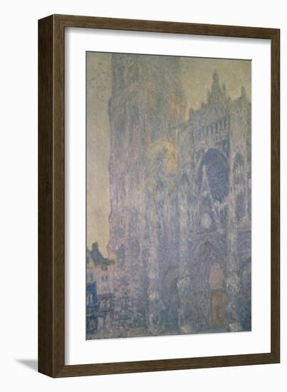 Rouen Cathedral, Harmony in White, Morning Light, 1894-Claude Monet-Framed Giclee Print