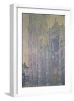 Rouen Cathedral, Harmony in White, Morning Light, 1894-Claude Monet-Framed Giclee Print