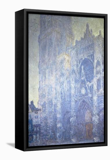 Rouen Cathedral, Harmony in White, Morning Light (Harmonie Blanche), 1893-Claude Monet-Framed Stretched Canvas