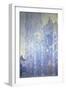 Rouen Cathedral, Harmony in White, Morning Light (Harmonie Blanche), 1893-Claude Monet-Framed Premium Giclee Print