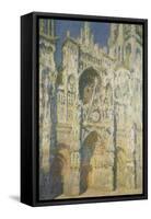 Rouen Cathedral in Full Sunlight: Harmony in Blue and Gold, 1894-Claude Monet-Framed Stretched Canvas