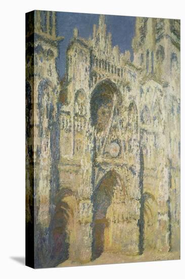 Rouen Cathedral in Full Sunlight: Harmony in Blue and Gold, 1894-Claude Monet-Stretched Canvas