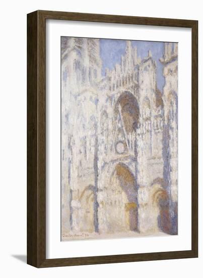 Rouen Cathedral in the Afternoon (The Gate in Full Sun), 1892-94-Claude Monet-Framed Giclee Print