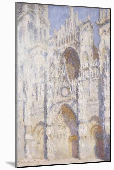 Rouen Cathedral in the Afternoon (The Gate in Full Sun), 1892-94-Claude Monet-Mounted Giclee Print