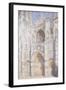 Rouen Cathedral in the Afternoon (The Gate in Full Sun), 1892-94-Claude Monet-Framed Giclee Print