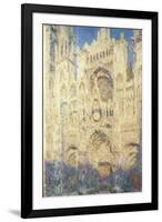 Rouen Cathedral in the Afternoon-Claude Monet-Framed Giclee Print