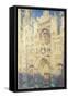 Rouen Cathedral in the Afternoon-Claude Monet-Framed Stretched Canvas