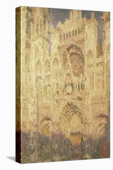 Rouen Cathedral in the Evening-Claude Monet-Stretched Canvas