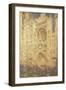 Rouen Cathedral in the Evening-Claude Monet-Framed Giclee Print