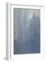 Rouen Cathedral in the Fog, 1894-Eugène Boudin-Framed Giclee Print