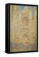 Rouen Cathedral, Midday, 1894-Claude Monet-Framed Stretched Canvas
