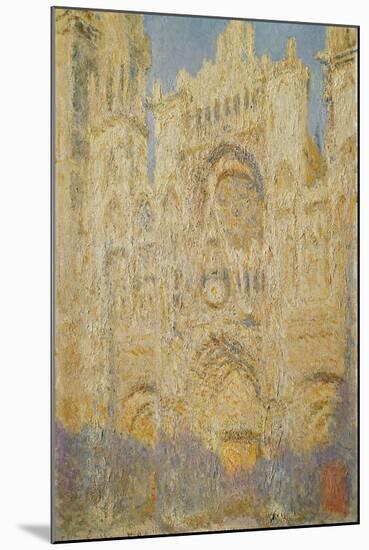 Rouen Cathedral, Midday, 1894-Claude Monet-Mounted Giclee Print