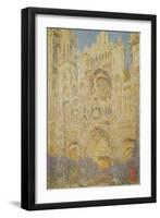 Rouen Cathedral, Midday, 1894-Claude Monet-Framed Giclee Print