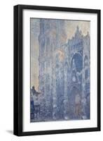 Rouen Cathedral (Morning Effect)-Claude Monet-Framed Art Print