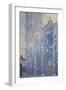 Rouen Cathedral (Morning Effect)-Claude Monet-Framed Art Print