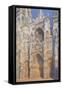 Rouen Cathedral, Morning Sun, Harmony in Blue-Claude Monet-Framed Stretched Canvas