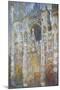 Rouen Cathedral, Morning Sunlight, Blue Harmony, 1894-Claude Monet-Mounted Giclee Print