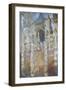 Rouen Cathedral, Morning Sunlight, Blue Harmony, 1894-Claude Monet-Framed Giclee Print