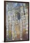 Rouen Cathedral, Morning Sunlight, Blue Harmony, 1894-Claude Monet-Framed Giclee Print