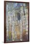 Rouen Cathedral, Morning Sunlight, Blue Harmony, 1894-Claude Monet-Framed Giclee Print