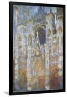 Rouen Cathedral, Morning Sunlight, Blue Harmony, 1894-Claude Monet-Framed Giclee Print