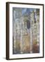 Rouen Cathedral, Morning Sunlight, Blue Harmony, 1894-Claude Monet-Framed Giclee Print