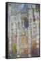 Rouen Cathedral, Morning Sunlight, Blue Harmony, 1894-Claude Monet-Framed Stretched Canvas