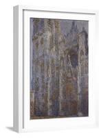 Rouen Cathedral, Noon (Le Portal Et La Tour D'Alban), 1893-1894-Claude Monet-Framed Giclee Print