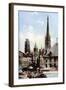 Rouen Cathedral, Normandy, France, C1930S-Donald Mcleish-Framed Giclee Print