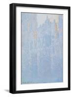 Rouen Cathedral, Portal, Morning Fog, 1892-94-Claude Monet-Framed Giclee Print