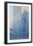 Rouen Cathedral, Portal, Morning Light, 1894-Claude Monet-Framed Giclee Print