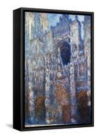 Rouen Cathedral, Sunlight, 1894-Claude Monet-Framed Stretched Canvas