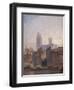 Rouen Cathedral, Sunrise, 1825-Richard Parkes Bonington-Framed Giclee Print