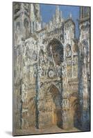 Rouen Cathedral, the Portal and the Tower of Saint-Romain, Morning Effect, Harmony in White-Claude Monet-Mounted Art Print