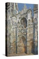 Rouen Cathedral, the Portal and the Tower of Saint-Romain, Morning Effect, Harmony in White-Claude Monet-Stretched Canvas