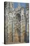 Rouen Cathedral, the Portal and the Tower of Saint-Romain, Morning Effect, Harmony in White-Claude Monet-Stretched Canvas