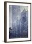 Rouen Cathedral, the Portal and the Tower of Saint-Romain, Morning Effect, Harmony in White-Claude Monet-Framed Art Print