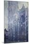 Rouen Cathedral, the Portal and the Tower of Saint-Romain, Morning Effect, Harmony in White-Claude Monet-Mounted Art Print