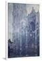 Rouen Cathedral, the Portal and the Tower of Saint-Romain, Morning Effect, Harmony in White-Claude Monet-Framed Art Print