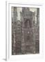 Rouen Cathedral, the Portal Front View, Harmony Brown-Claude Monet-Framed Giclee Print