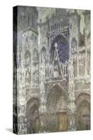 Rouen Cathedral (The Portal, Gray Weather)-Claude Monet-Stretched Canvas