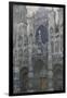 Rouen Cathedral, the Portal; Grey Weather, 1892-Claude Monet-Framed Giclee Print