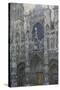 Rouen Cathedral, the Portal; Grey Weather, 1892-Claude Monet-Stretched Canvas