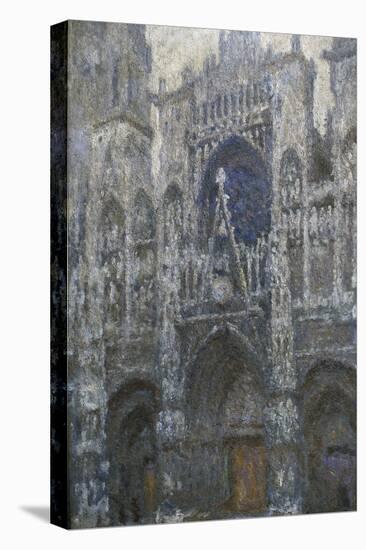 Rouen Cathedral, the Portal; Grey Weather, 1892-Claude Monet-Stretched Canvas