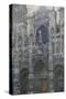 Rouen Cathedral, the Portal; Grey Weather, 1892-Claude Monet-Stretched Canvas