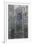 Rouen Cathedral, the Portal; Grey Weather, 1892-Claude Monet-Framed Giclee Print