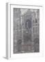 Rouen Cathedral. the Portal, Grey Weather, 1892-Claude Monet-Framed Giclee Print