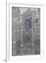 Rouen Cathedral. the Portal, Grey Weather, 1892-Claude Monet-Framed Giclee Print